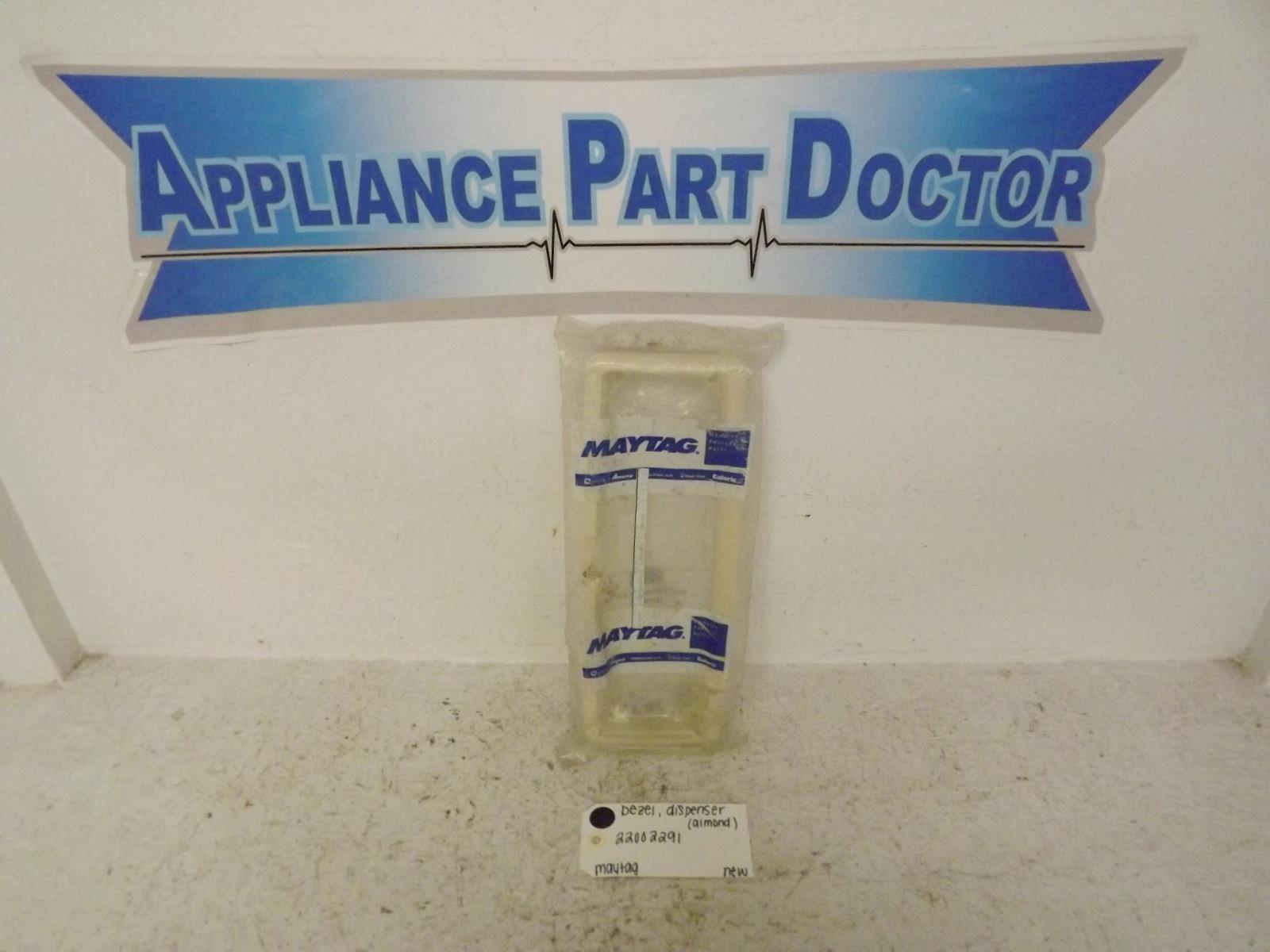 Maytag Washer 22002291 Dispenser Bezel (Almond) New Maytag Washer 22002291 Dispenser Bezel (Almond) New